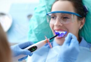 Close-Up of Dental Bonding Procedure at Millersville Family Dentistry in Millersville, MD