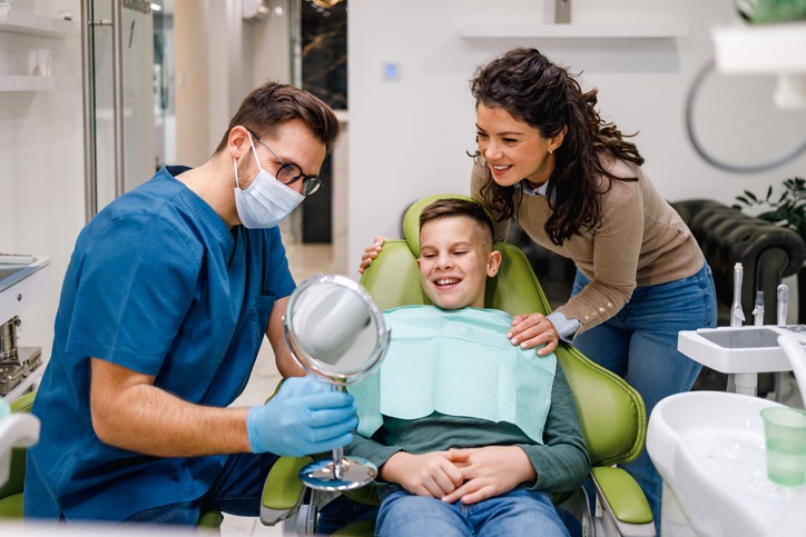 Child parent dental visit